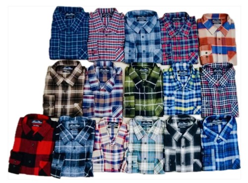 Mens Checked Flannel Shirt