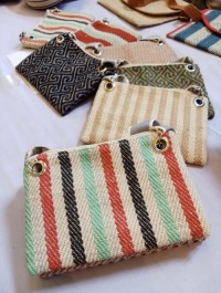 Jute made Cross Body mobile purse for ladies