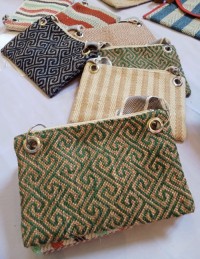 Jute made Cross Body mobile purse for ladies